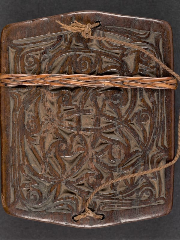 Wooden covers of Pustaha