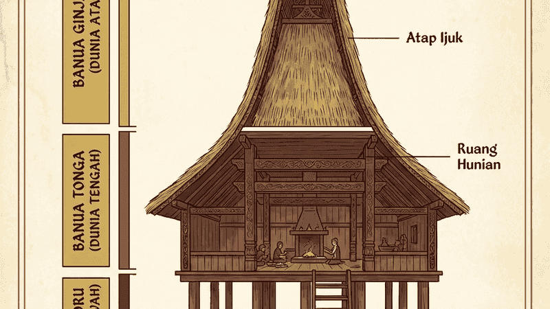 Diagram Kosmologi Rumah Batak