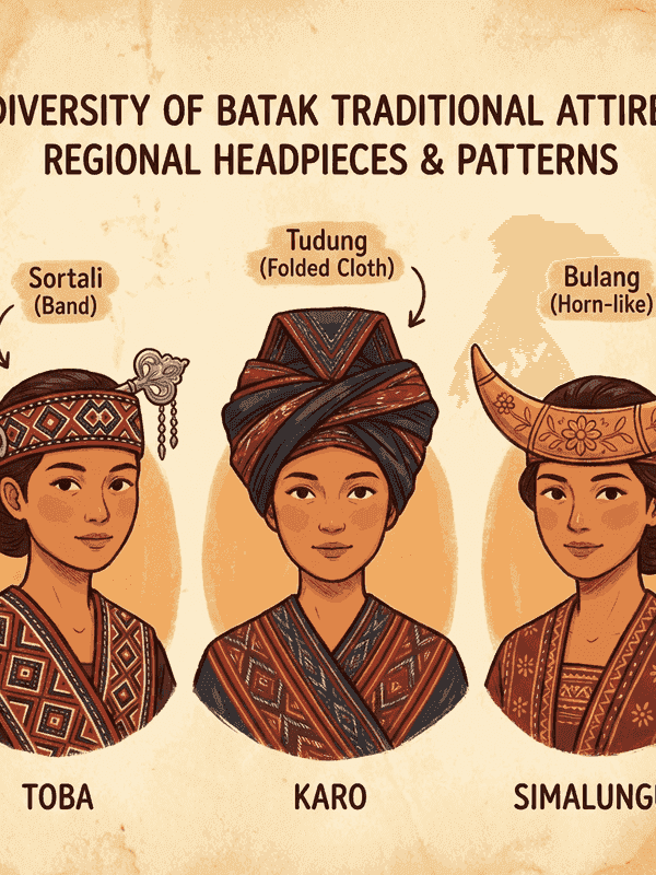 Variasi Regional Pakaian Adat Batak
